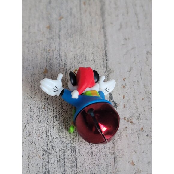 Hallmark welcome sound Mickey Mouse miniature Bell ornament Xmas - Picture 4 of 4